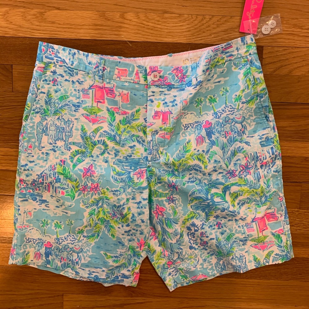 Men’s Lilly Pulitzer Beaumont Shorts Size 38 NWT